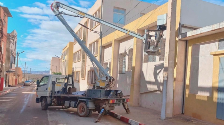 نحو تعميم شبكة الإنارة العمومية عبر محاور جديدة