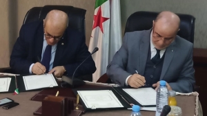 وزير الشؤون الدينية والأوقاف يوسف بلمهدي-وزير الانتقال الطاقوي والطاقات المتجددة بن عتو زيان