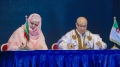 وزير التجارة الداخلية وترقية الصادرات، الطيب زيتوني - وزيرة التجارة والسياحة الموريتانية، زينب أحمدناه