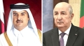 رئيس الجمهورية السيد عبد المجيد تبون - أمير دولة قطر سمو الشيخ تميم بن حمد آل ثاني