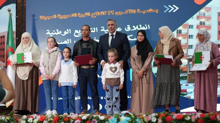 توزيع 144 ألف وحدة سكنية عبر الوطن