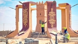 تهيئة محاور الدوران ومدخل مدينة تندوف