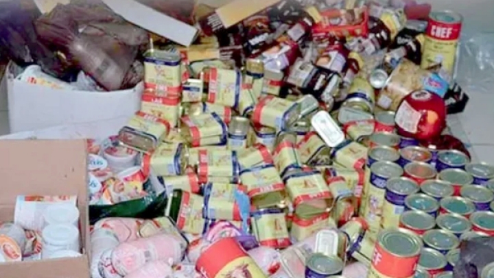 حجز 504 طن مواد غذائية غير صالحة