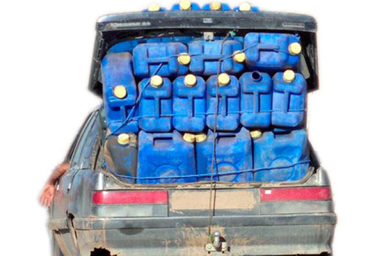 حجز 4000 لتر من المازوت معدة للتهريب