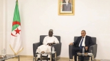 وزير الأشغال العمومية والمنشآت القاعدية، عبد القادر جلاوي - وزير التجهيز والبنية التحتية النيجري، ساليسو مهمان ساليسو