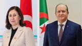 الوزير الأول، السيد سيفي غريب - رئيسة حكومة الجمهورية التونسية، السيدة سارة الزعفراني الزنزري