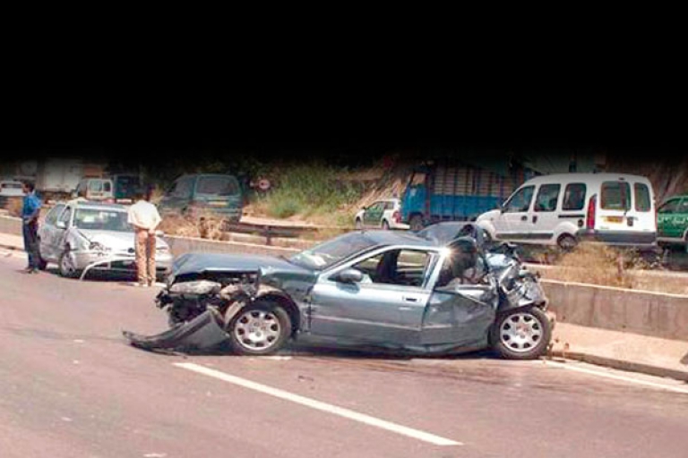 وفاة سيدة في حادث مرور