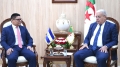 رئيس المجلس الشعبي الوطني السيد إبراهيم بوغالي- سفير جمهورية نيكاراغوا بالجزائر، السيد كارلوس إدواردو دياز موريرا 