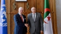 وزير الدولة، وزير الشؤون الخارجية والجالية الوطنية بالخارج والشؤون الإفريقية، السيد أحمد عطاف - المبعوث الشخصي للأمين العام للأمم المتحدة للصحراء الغربية السيد ستافان دي ميستورا