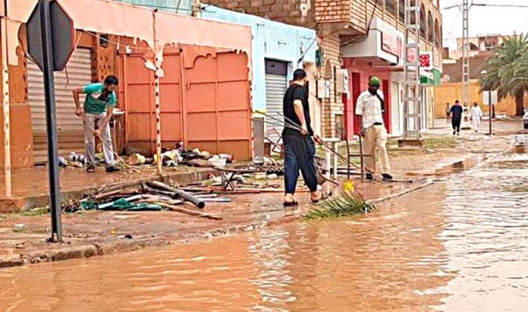 22 طنا من المساعدات للمتضررين من الأمطار الأخيرة