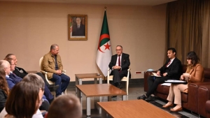 المبعوث الخاص بوزارة الشؤون الخارجية المكلّف بقضية الصحراء الغربية ودول المغرب العربي، السفير عمّار بلاني-النائب عن الحزب الاشتراكي النمساوي والوزير الأسبق أندرياس شايدر