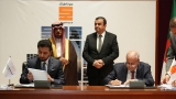 الرئيس المدير العام لمجمع &quot;سوناطراك&quot; رشيد حشيشي - الرئيس المدير العام لشركة &quot;مِداد&quot; للطاقة شمال إفريقيا، الشيخ عبد الإله بن محمد بن عبد الله العيبان