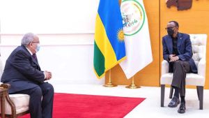  رئيس جمهورية رواندا، بول كاغامي-وزير الشؤون الخارجية والجالية الوطنية بالخارج، رمطان لعمامرة
