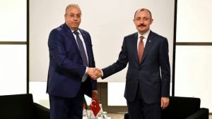 وزير الصناعة، أحمد زغدار،-وزير التجارة التركي، محمد موش