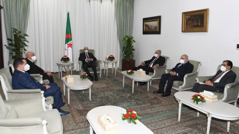 الرئيس تبون يستقبل رئيس  مجلس النواب الليبي