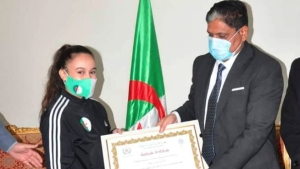 سلطات تلمسان تكرّم البطلة سهام حميدي