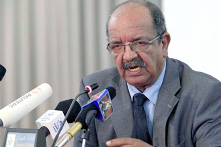 مساهل يجدد موقف الجزائر الداعم للمسار السياسي في ليبيا