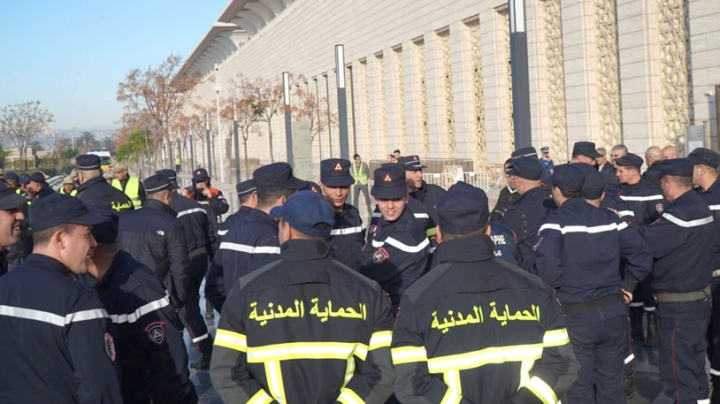 مناورة تقنية للحماية المدنية بمنارة جامع الجزائر