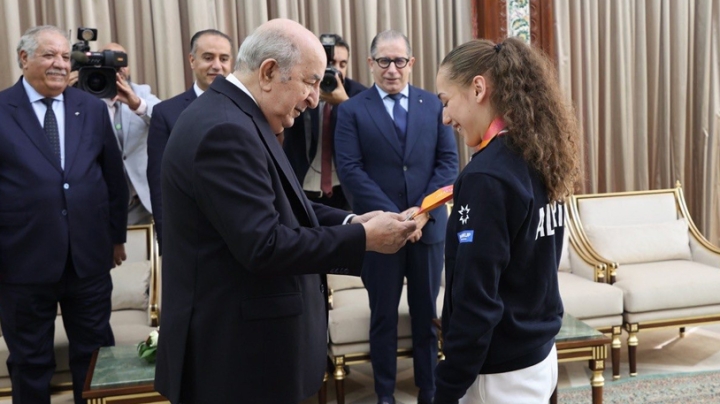 أشكر الرئيس على الدعم.. وفخورة بتمثيل الجزائريين وإسعادهم