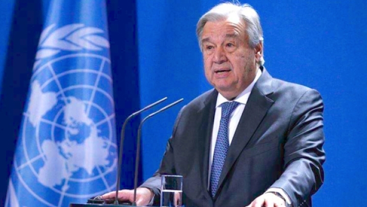 غوتيريش يدعو لوقف فعلي لإطلاق النّار في غزّة