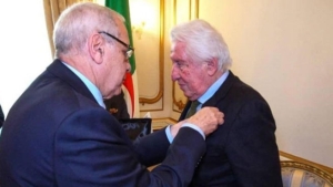 سفير الجزائر في فرنسا عنتر داود-الصحفي الايطالي بيرناردو فالي