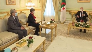 رئيس الجمهورية السيد عبد المجيد تبون- رئيسة الحكومة التونسية السيدة نجلاء بودن
