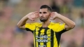 الدولي الجزائري حسام عوار، لاعب الاتحاد السعودي