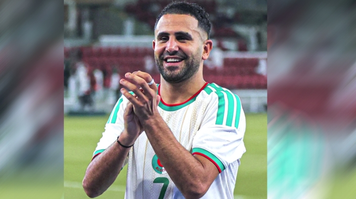 محرز يَعد بالتألق في &quot;الكان&quot; ويتوقع النجاح في كأس العرب