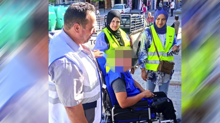 توزيع كراس متحرّكة على ذوي الهمم المعوزين