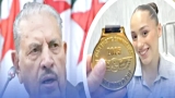 قوجيل يهنئ الجمبازية كيليا نمور