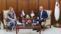 وزير الصحة السيد عبد الحق سايحي- سفيرة جمهورية سلوفينيا لدى الجزائر، السيدة أورشكا كرامبورغر منداك