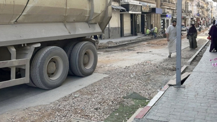 انطلاق عملية تعبيد شارع "العربي التبسي"