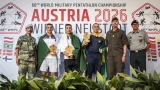 الفريق أول شنقريحة يهنّئ المنتخب الوطني للخماسي العسكري