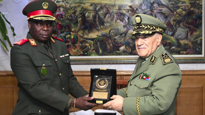 الفريق سماعلي يستقبل رئيس أركان القوات البرية الموزمبيقية