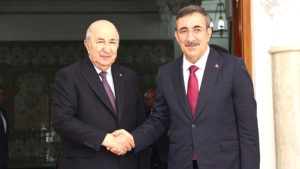 رئيس الجمهورية السيد عبد المجيد تبون- نائب رئيس الجمهورية التركية السيد جودت يلماز