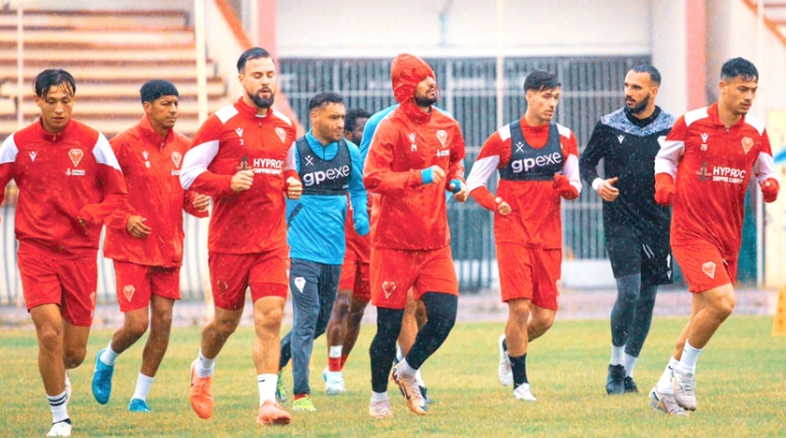 الفرنسي بوميل في أحسن رواق لتدريب &quot;الحمراوة&quot;