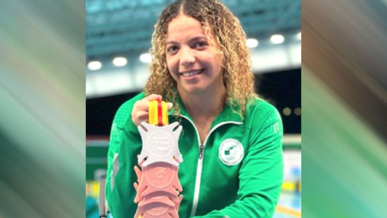 نسرين مجاهد.. أمل السباحة النسوية الجزائرية في الأولمبياد