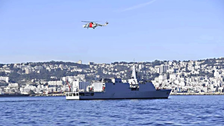 تنفيذ تمرين بحري مشترك