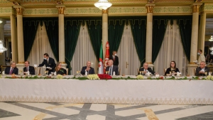 رئيس الجمهورية السيد عبد المجيد تبون-الرئيس التونسي السيد قيس سعيد