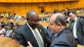 رئيس جمهورية جنوب إفريقيا السيّد ماتاميلا سيريل رامافوسا - الوزير الأول السيّد سيفي غريب