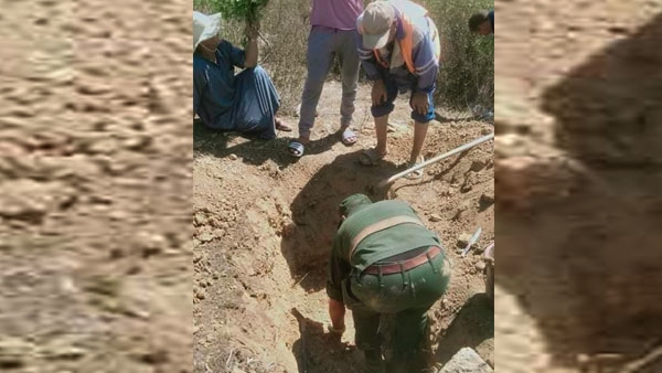 إعادة دفن رفات 3 شهداء في روضة الشهداء بتمالوس