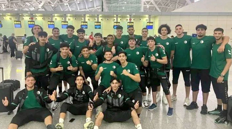 منتخب الشباب في خرجة إعدادية ببلاد 